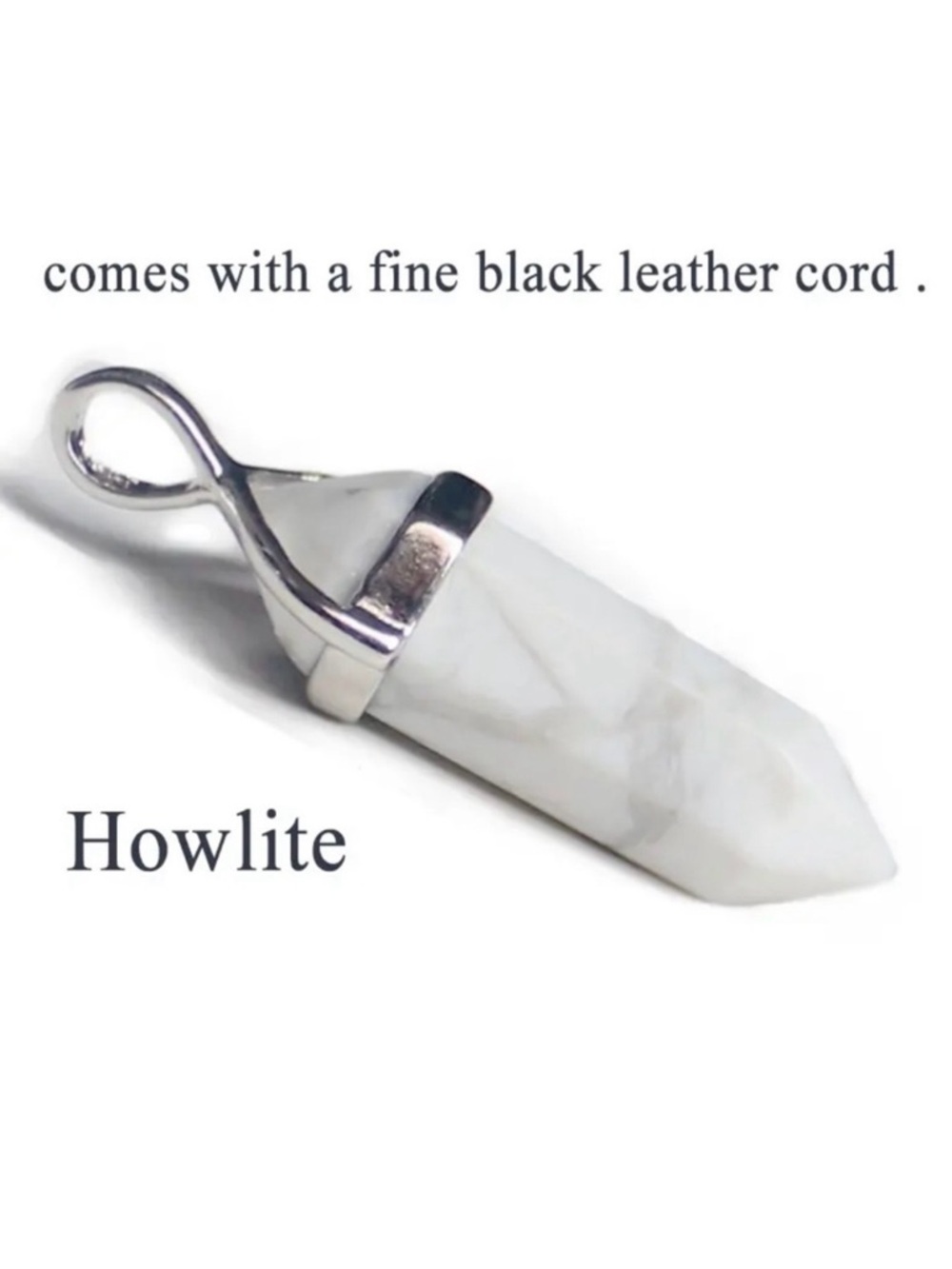 ⭐️ 5 for $25 Howlite Natural Gem Stone Necklace